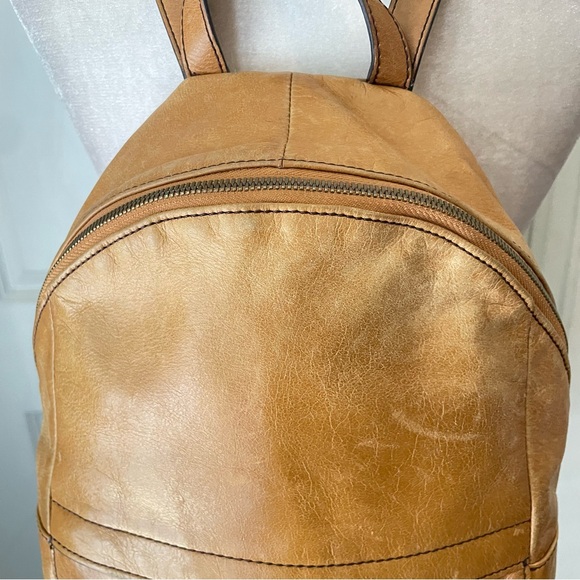 Hobo Tan Leather Small Backpack - Picture 3 of 8